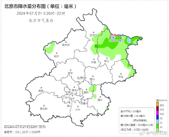 局地6小時降雨超50毫米，多區有山洪風險！北京暴雨、雷電預警中